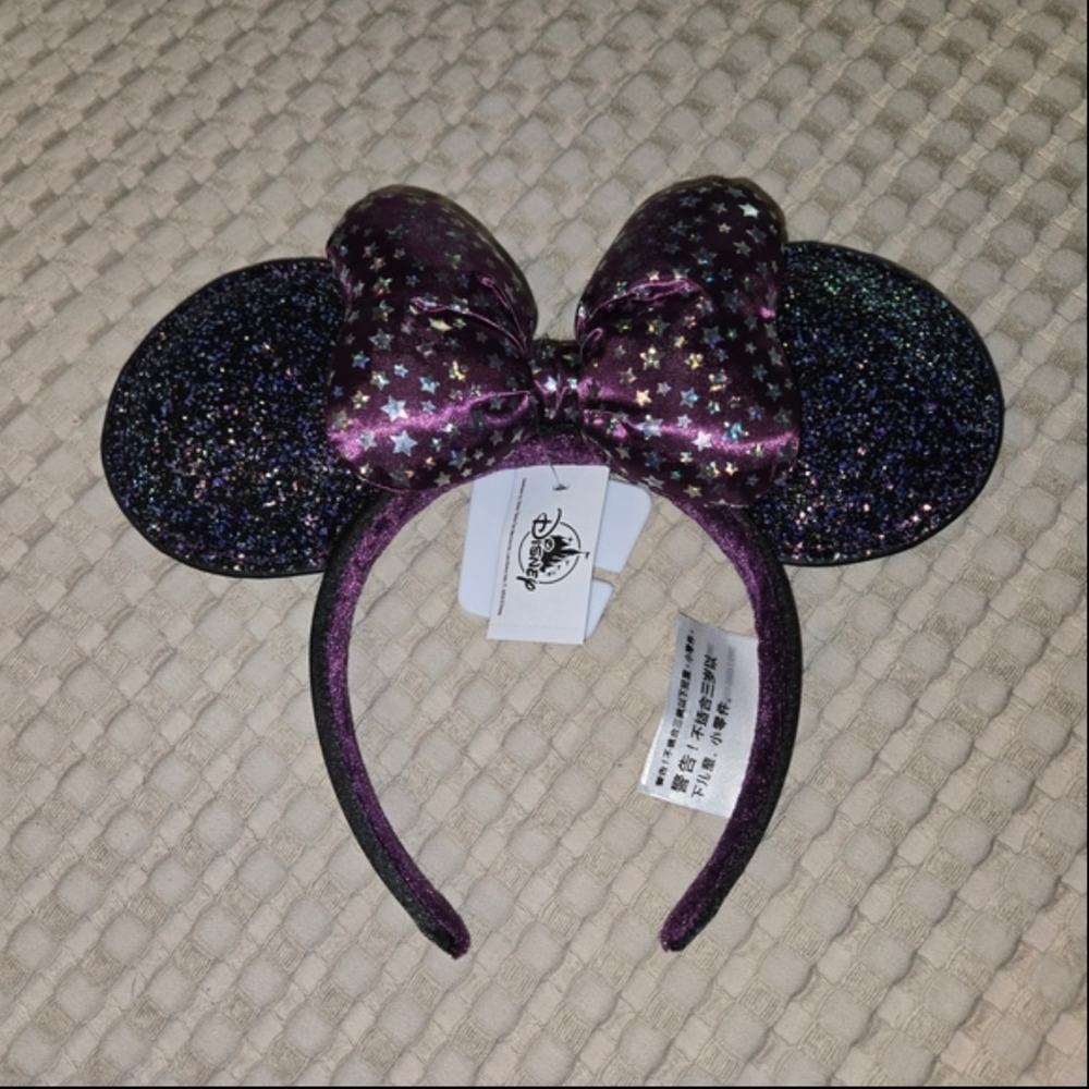 Disney Purple Starry Minnie Mouse Ears Headband